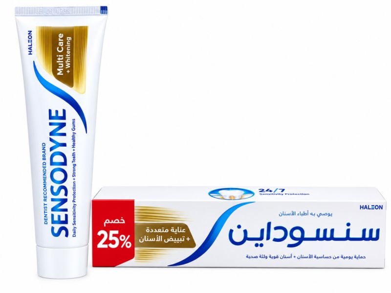 (اللون - عناية متعددة + تبيض الأسنان)